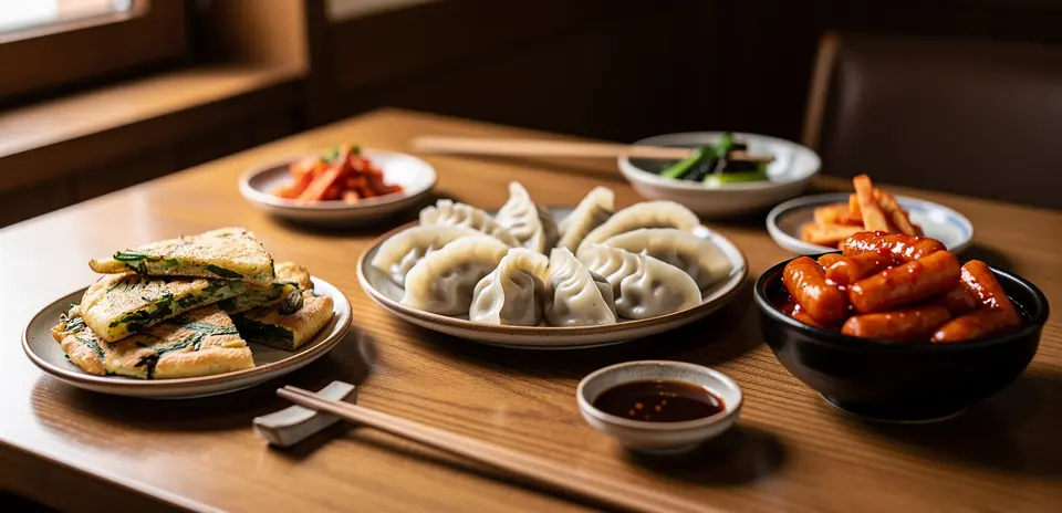 Assortiment d'entrées coréennes Oppa Bistrot